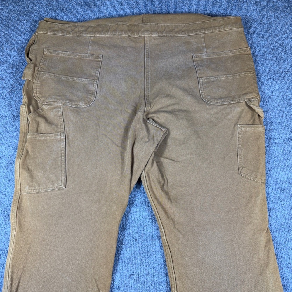 Carhartt Mens XXL Brown Rugged Flex Relaxed Fit Bib Overalls 104556-211 OR4556-W - Picture 5 of 9